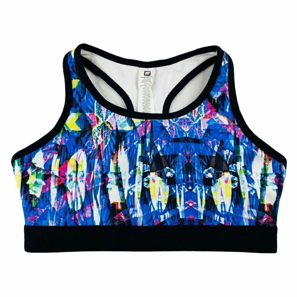 Fabletics Sylvia Sports Bra Reef Black - Picture 2 of 7